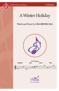 A Winter Holiday SATB choral sheet music cover Thumbnail